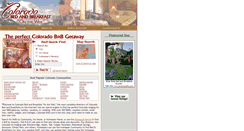 Desktop Screenshot of colorado-bnb.com